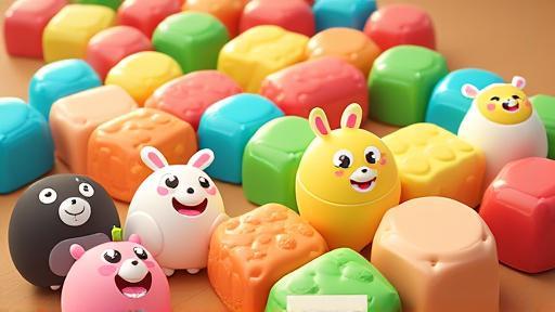 Screenshot from a colourful and charming casual mobile puzzle game featuring adorable characters and challenging block-matching gameplay.